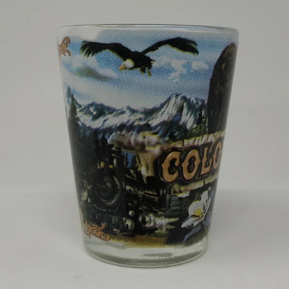 COLORADO BEAR SHOT GLASS